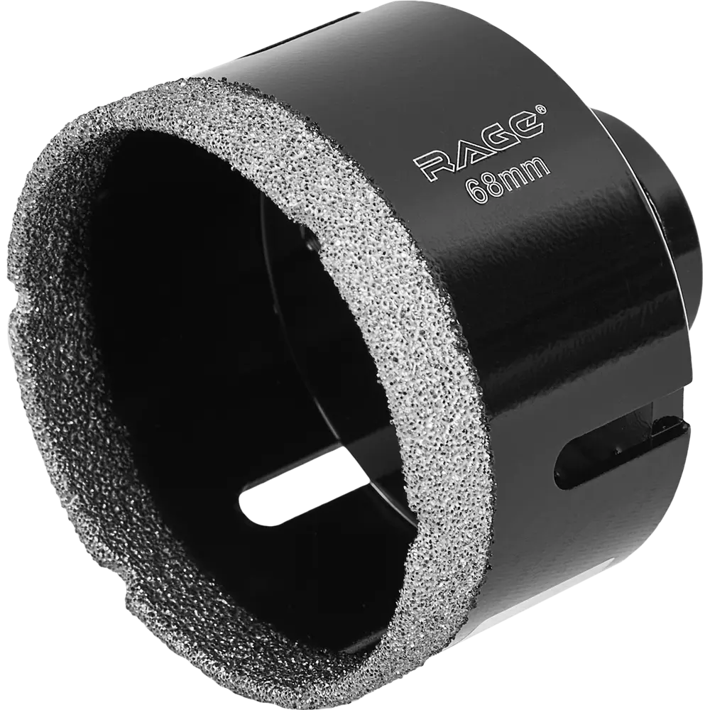 Алмазная коронка Rage 68 мм для керамогранита и плитки 87692479