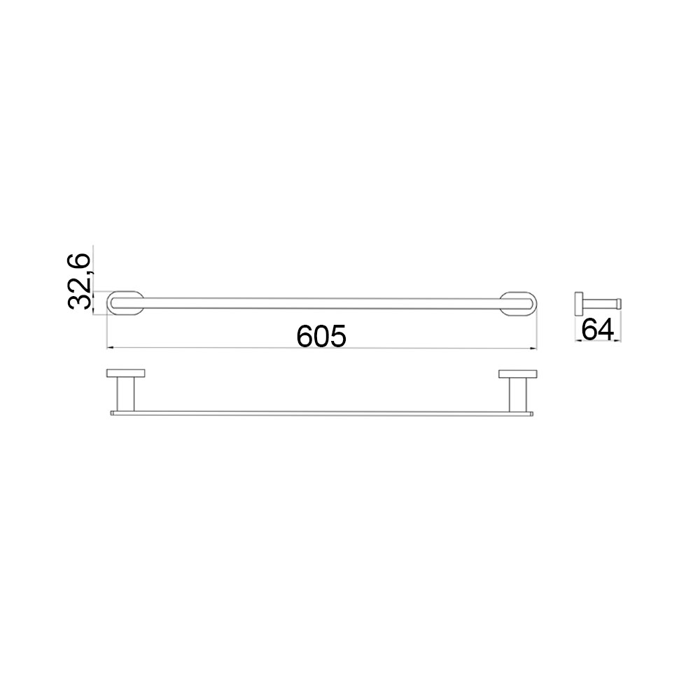 R50110 Полотенцедержатель Raiber  - Вид №2