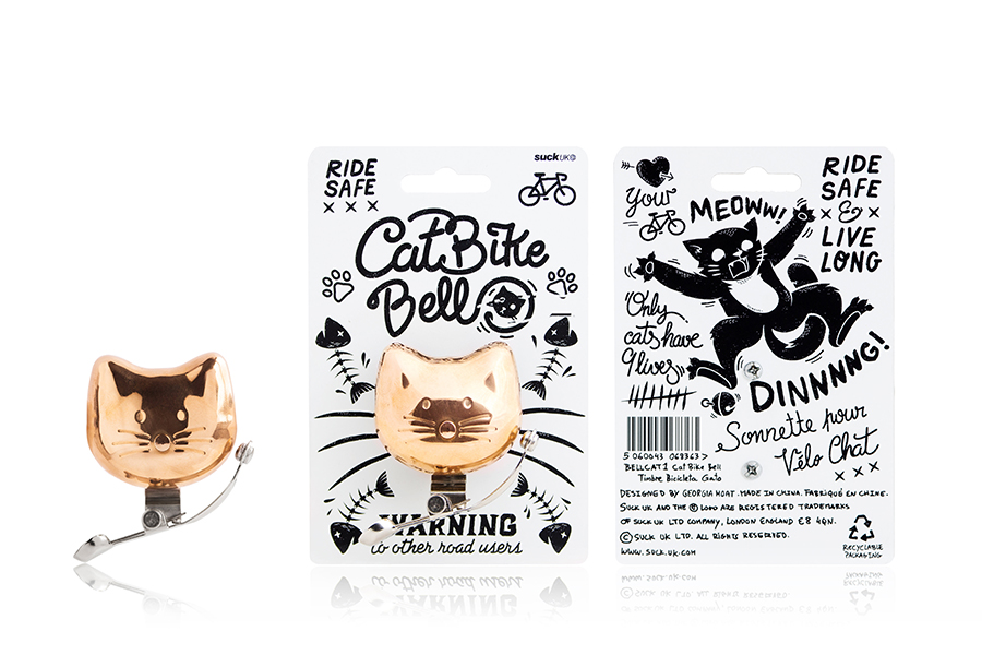 SK BELLCAT1 Звонок для велосипеда cat bike bell Suck UK  - Вид №7