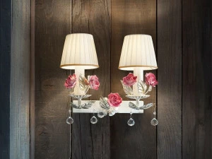 Masiero Настенный светильник из керамики с кристаллами Ceramic garden