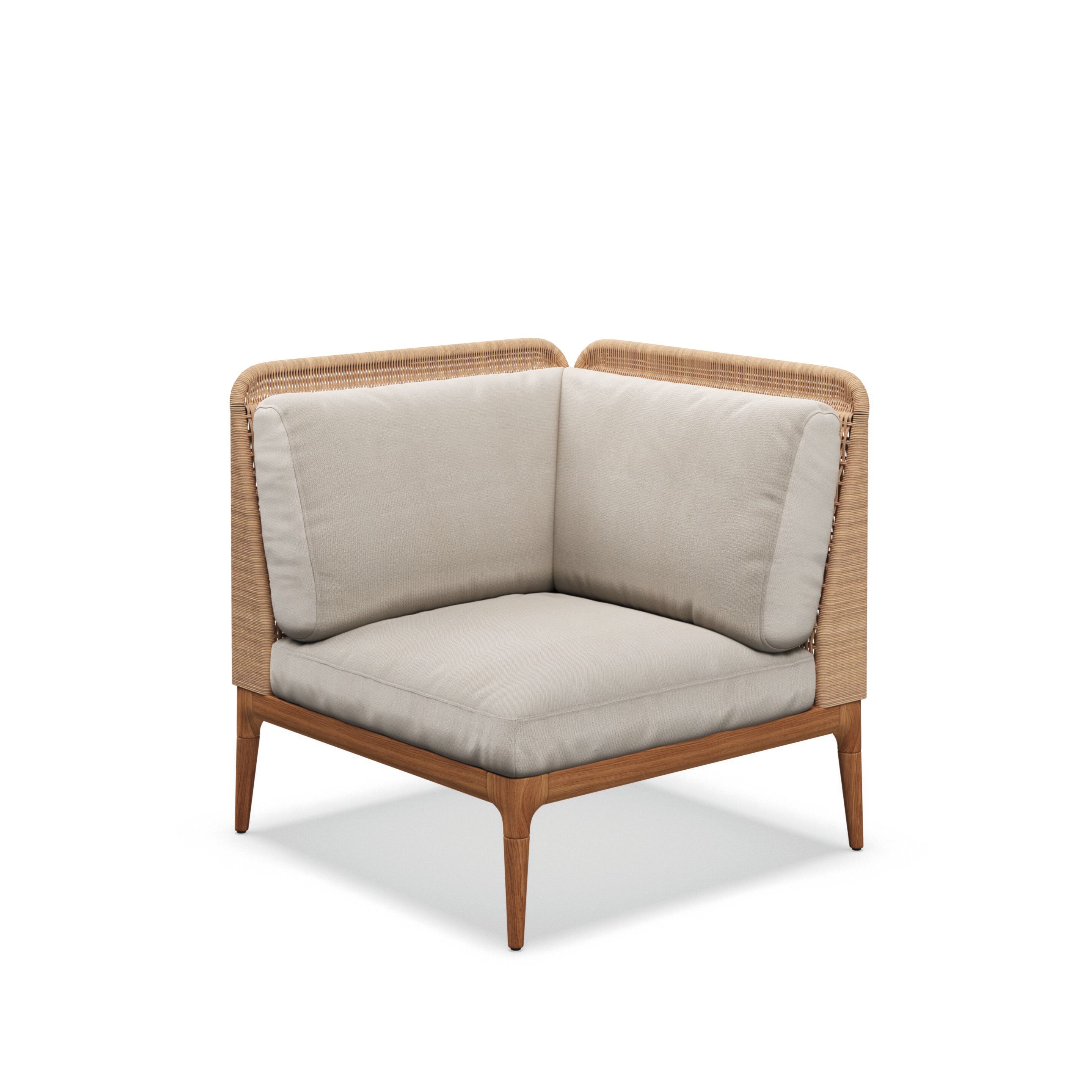 Плетеный и тканый модульный садовый диван Gloster ARCH-00081023 - Вид №23