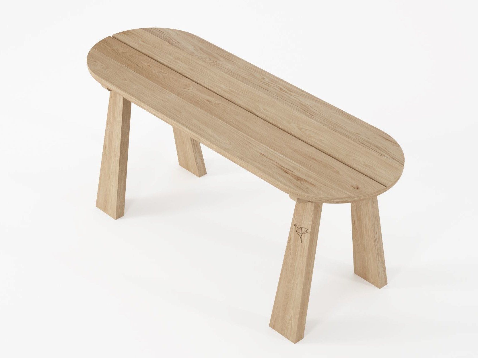 Скамейка из массива дерева KARPENTER EAST ARCH-00029948 - Вид №6