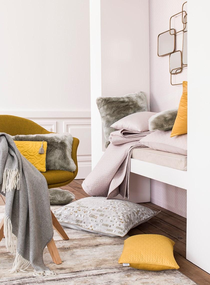 Alexandre Turpault Хлопковая наволочка с принтом и цветочными мотивами Conte d'hiver sun-id-1441523 - Вид №1