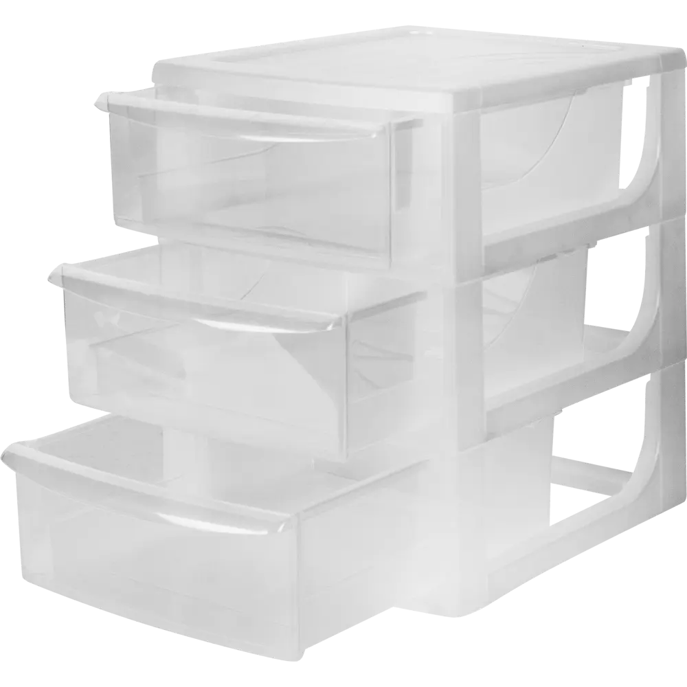 ECONOVA Органайзер настольный A5 с тремя прозрачными ящиками 82175734 STLM-0021202 - Вид №2