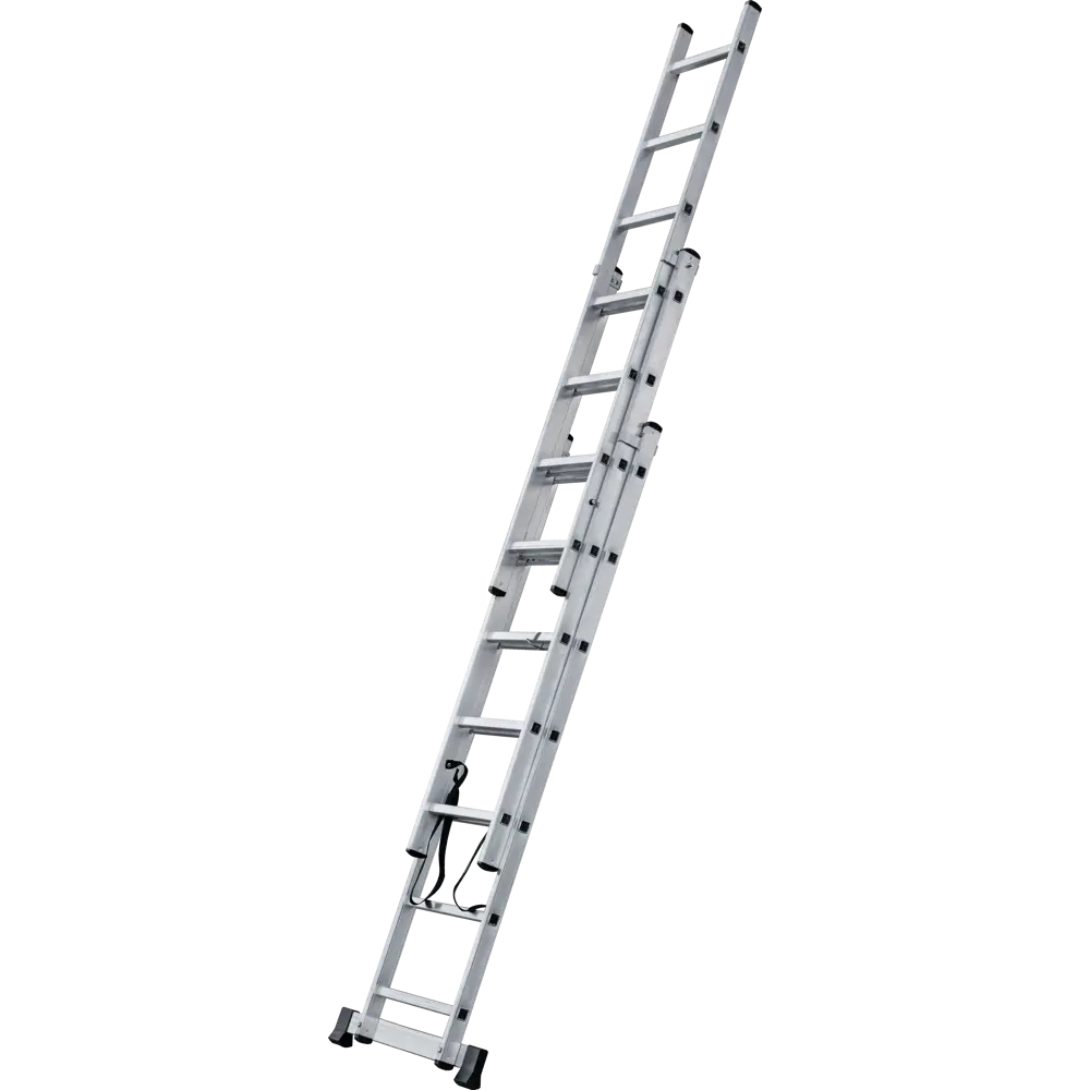 Лестница 3-секционная DILWIS 7 ступеней максимальная нагрузка 150 кг STLM-2184077 - Вид №6