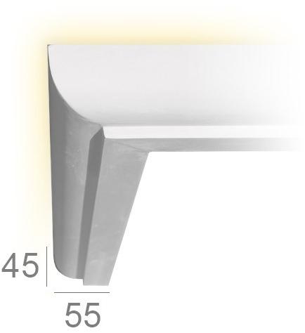 GESSO Гипсовая рамка для непрямого освещения  131  - Вид №1