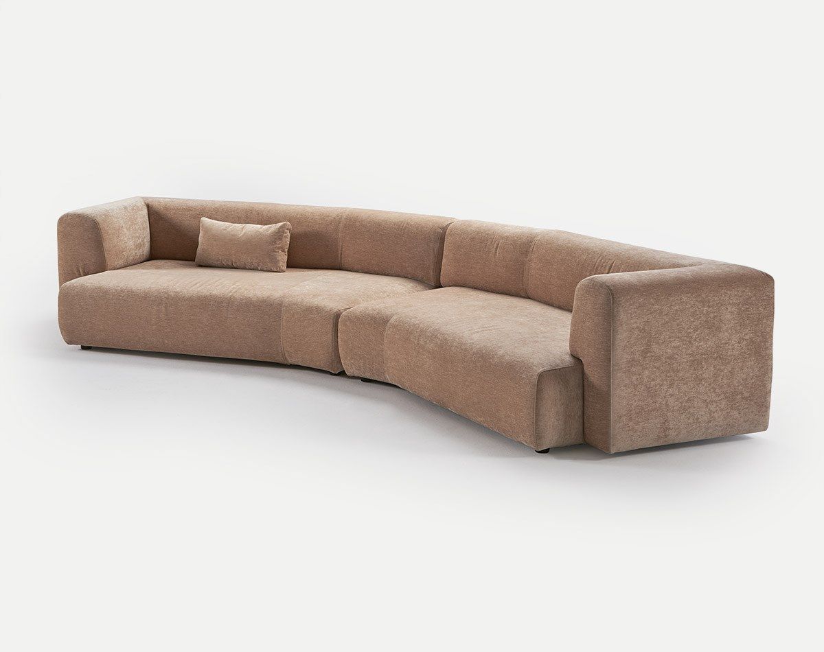 Изогнутый модульный диван из хлопка SANCAL ARCH-00047650 - Вид №19