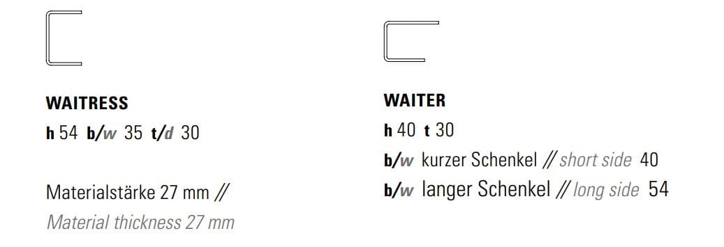 Деревянный журнальный столик ZEITRAUM WAITER & WAITRESS ARCH-00055562 - Вид №6