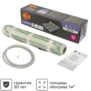Нагревательный мат для теплого пола Equation 1 м2 150 Вт