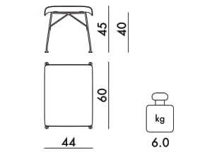 Кожаная подставка для ног Kartell Smart Wood ARCH-00021345 - Вид №8