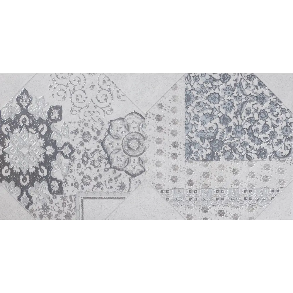 Декор настенный Belani Sheer Dec2 30x60 см матовый цвет темно-серый STLM-2160029