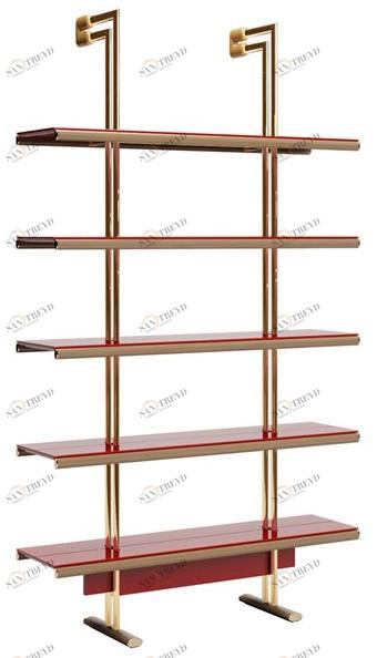 VOLPI Открытый лакированный книжный шкаф Luigi volpi Lv-26001