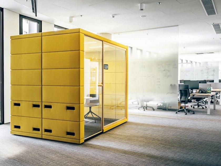 SilentLab Акустическая офисная кабина из ткани со встроенным освещением для встреч sun-id-1374393 - Вид №6