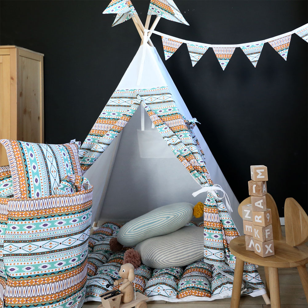 Тканевая корзина Aztec VAMVIGVAM AZTEC 281549 Зеленый;оранжевый Santreyd - Вид №6