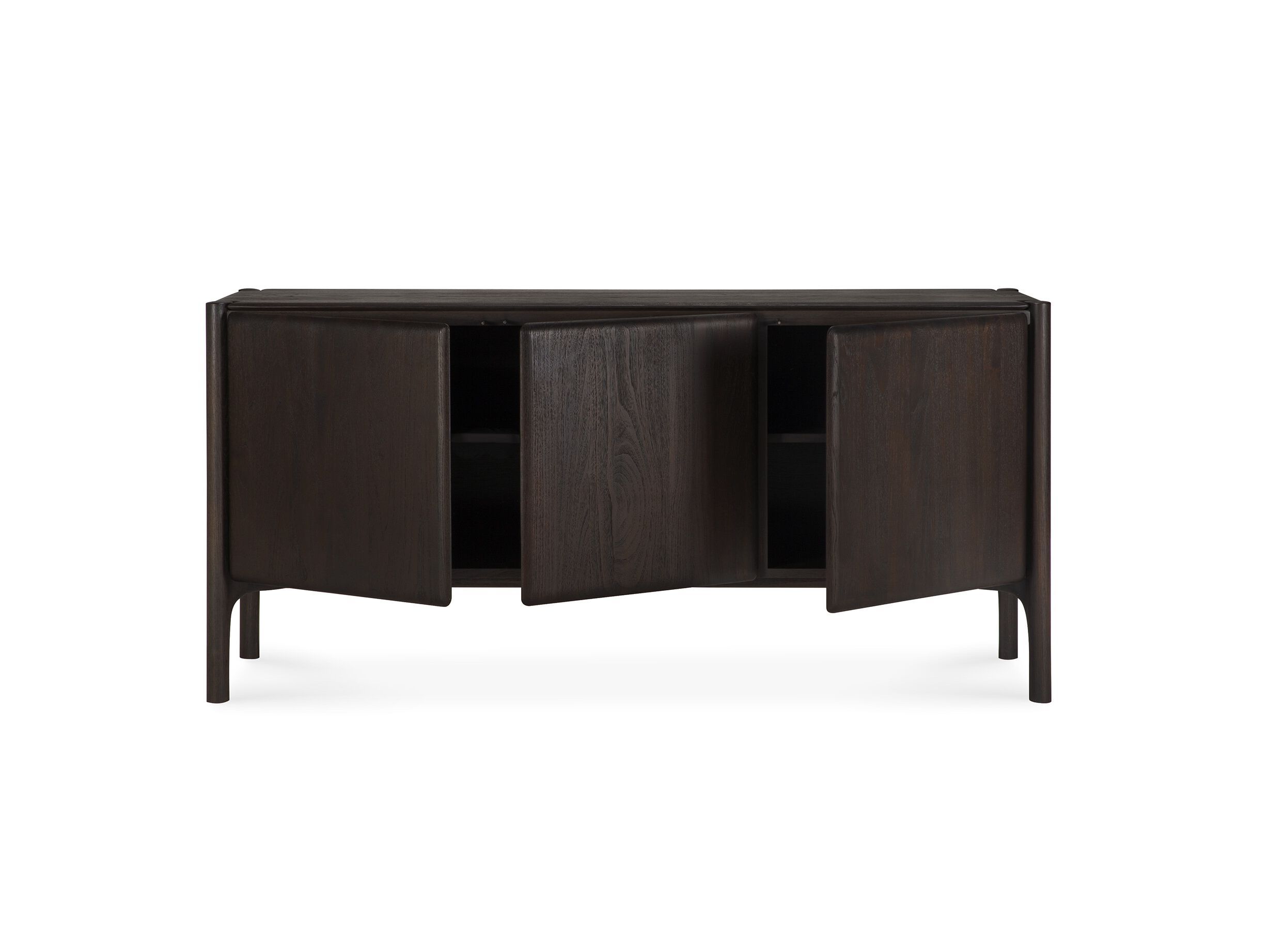 Шкаф из тикового дерева с 3 распашными дверями Ethnicraft PI ARCH-00137921 - Вид №1