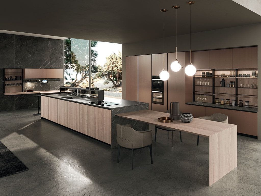 Встроенная кухня с островом Arrital Ak_04 ARCH-00113099