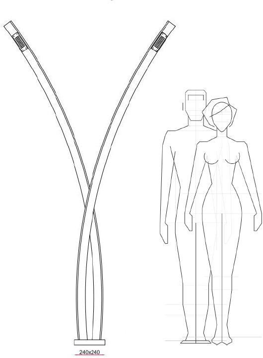Inoxstyle Многофункциональный летний душ из нержавеющей стали Preludio 01034 - Вид №6
