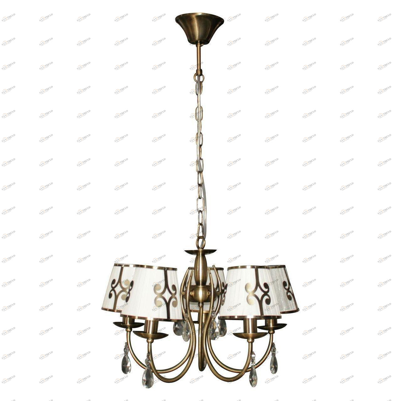 Подвесная люстра Toplight Dorris TL7500D-05AB TOPLIGHT DORRIS 186741 Белый 