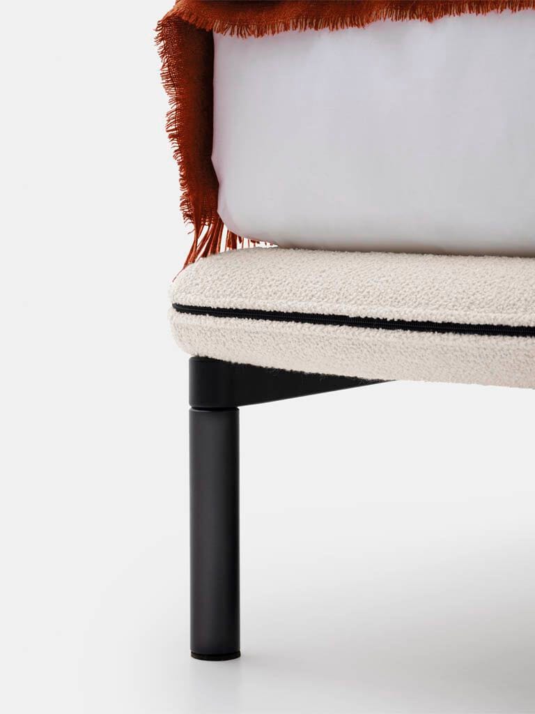 Двуспальная кровать из ткани с мягким изголовьем Pianca DOMENICA ARCH-00114762 - Вид №2