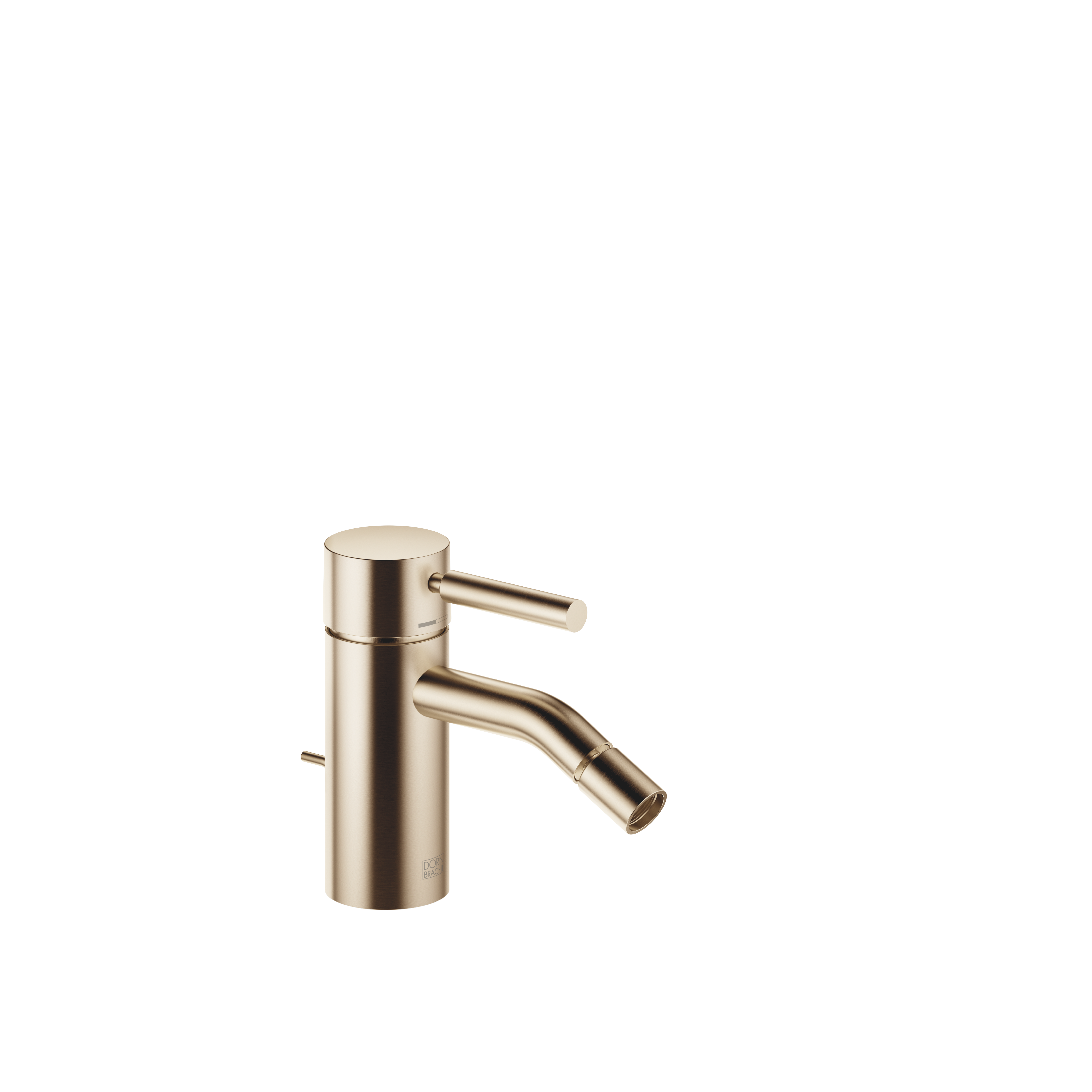 МЕТА Смеситель для биде однорычажный с донным клапаном - Матовое светлое золото DornBracht 33600660-27