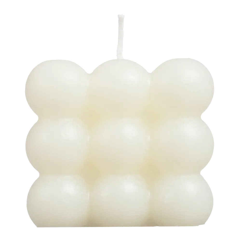 Свеча Шары в кубе 6 см слоновая кость Santreyd STLM-2064279 - Вид №2