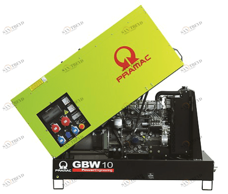 Дизельный генератор Pramac GBW10Y в кожухе (380 V) sun-id-1031220