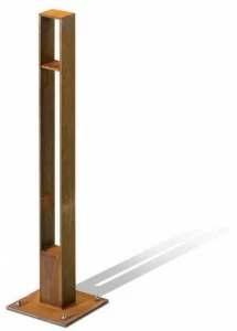 Metalco Кортен ™ блокиратор сообщение с опорной плитой