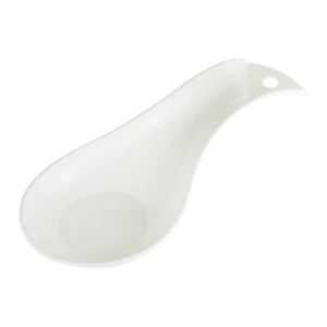 Подставка под ложку 10x26 см пластик цвет белый