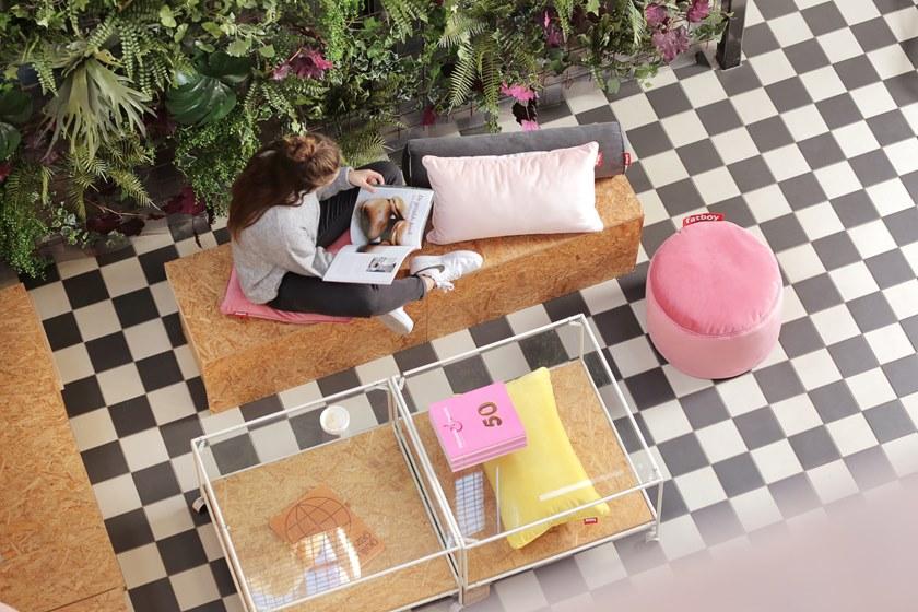 Fatboy Цилиндрическая подушка из однотонной ткани в современном стиле sun-id-1450811 - Вид №7