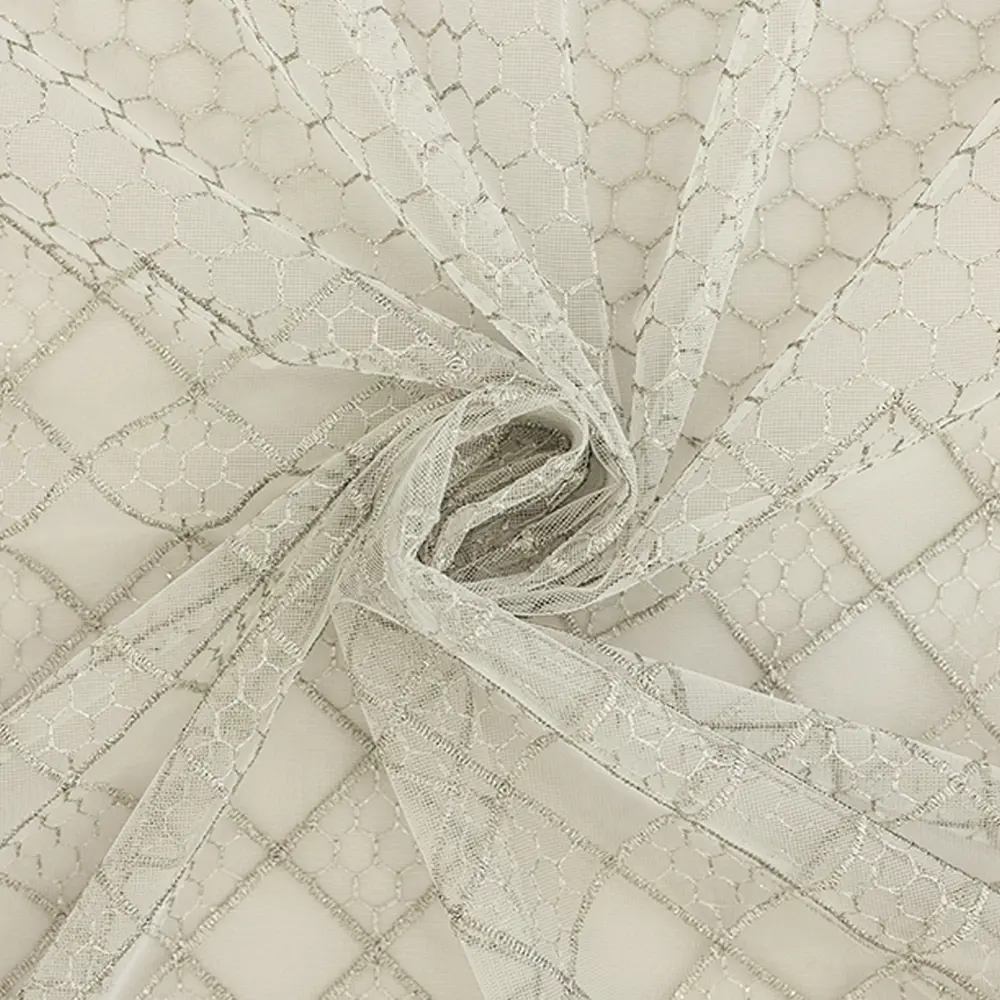 Тюль на ленте 28990 300x280 см цвет бежевый AMORE MIO STLM-2047432 - Вид №4