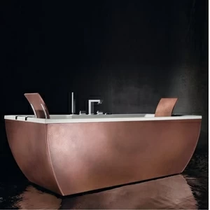 Ванна свободно стоящая с аэро и гидромассажем Kali Metal Copper 180 см