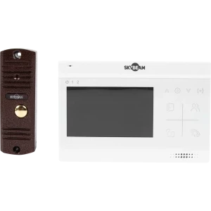 Комплект видеодомофона Skybeam Hermes 4.3" цвет белый