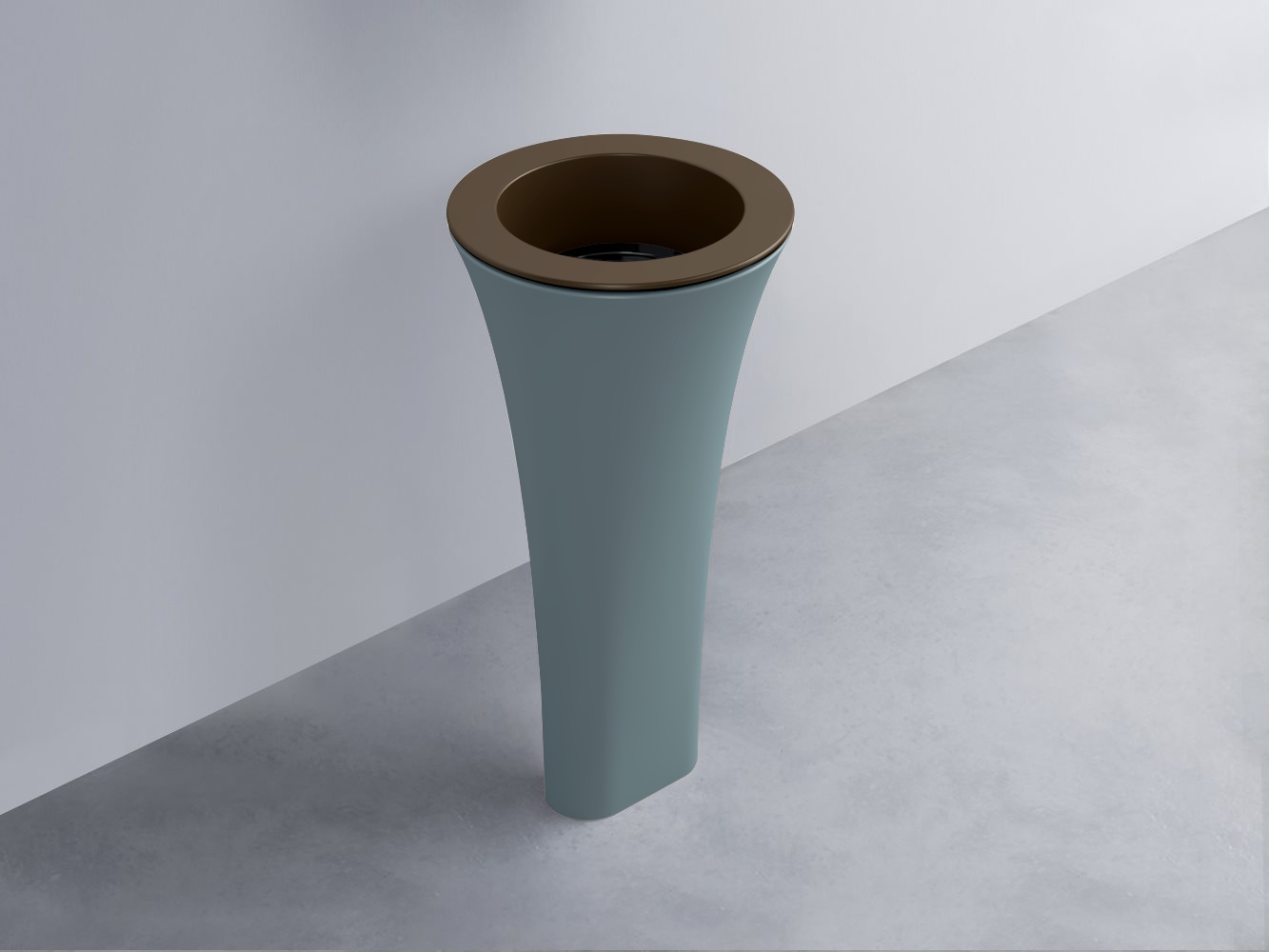 AMLA45-CA+AMPILT-N+AMCOLT-PL Раковина Amedeo Tondo отдельностоящая cielo Enjoy + Amedeo Ceramica Cielo
