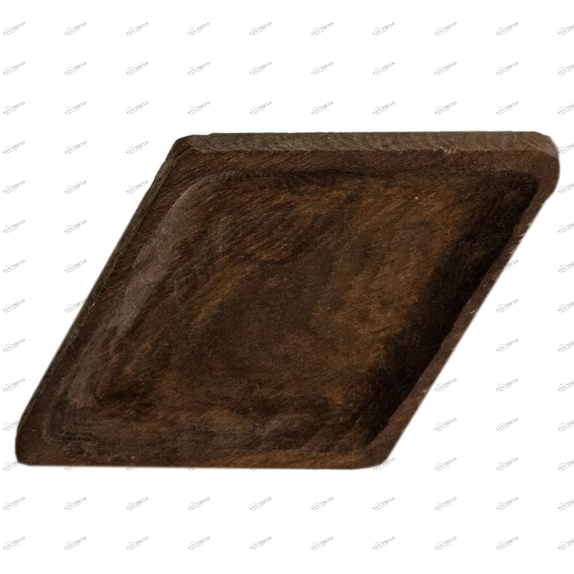 Тарелка "Ромб" Чёрный FUGA ECO WOOD 123544 Чёрный 