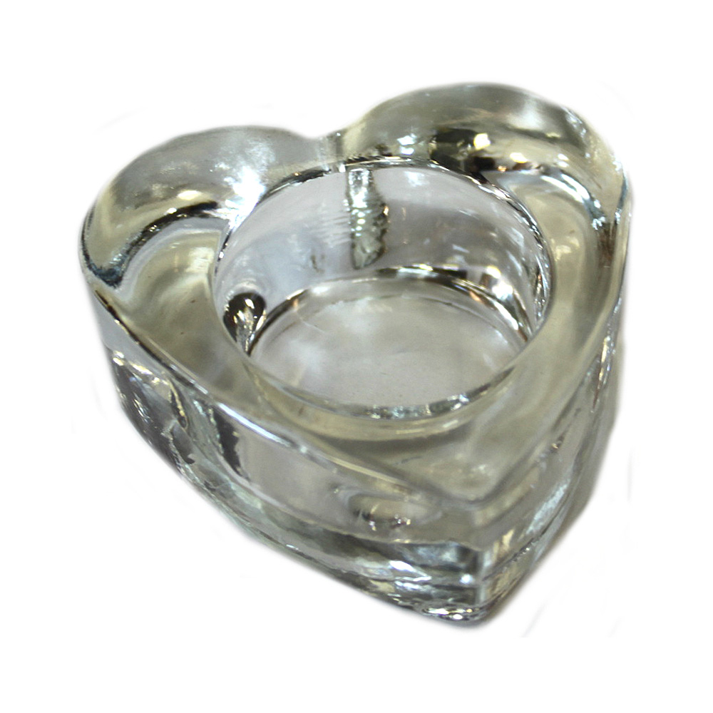 10017110 Подсвечник стекло 1 свеча Ассорти H. 3.5 см Santreyd 