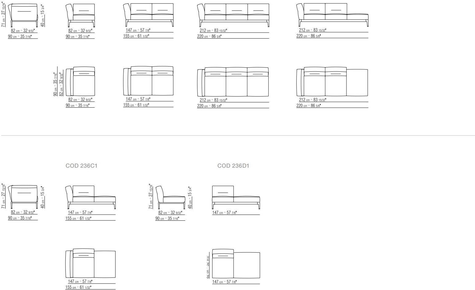 Flexform Секционный кожаный диван Adda sun-id-1468814 - Вид №4