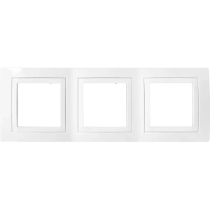 Рамка для розеток и выключателей Systeme Electric Unica 3 поста, цвет бежевый 10155209 STLM-2117122