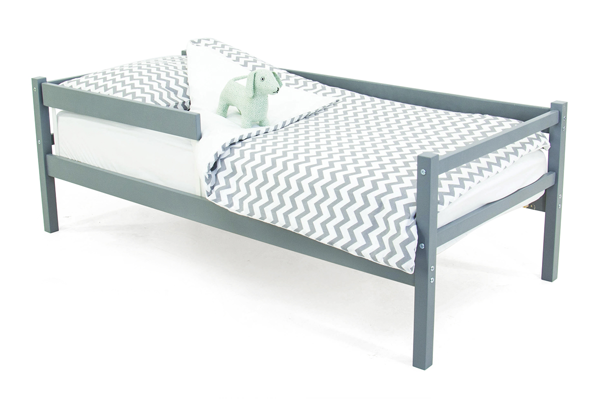 Детская кровать-тахта Svogen графит БЕЛЬМАРКО  326819 Серый Santreyd  - Вид №1