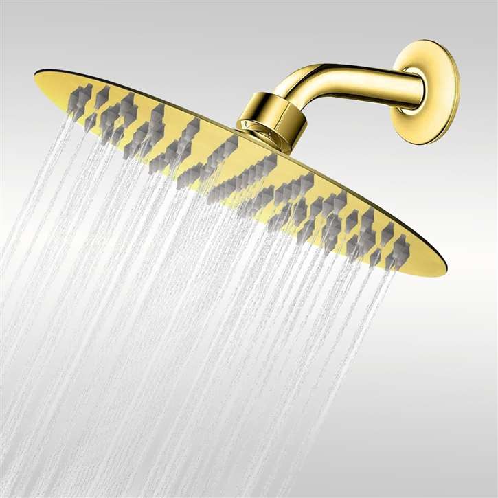 Круглая настенная душевая головка с кронштейном Fontana Showers Luxe Fontaine ARCH-00091302 - Вид №5