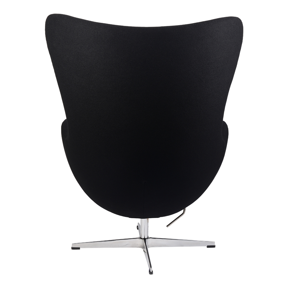 Кресло Arne Jacobsen Style Egg Chair черное SOHO DESIGN ДИЗАЙНЕРСКИЕ, EGG 131525 Черный  - Вид №3