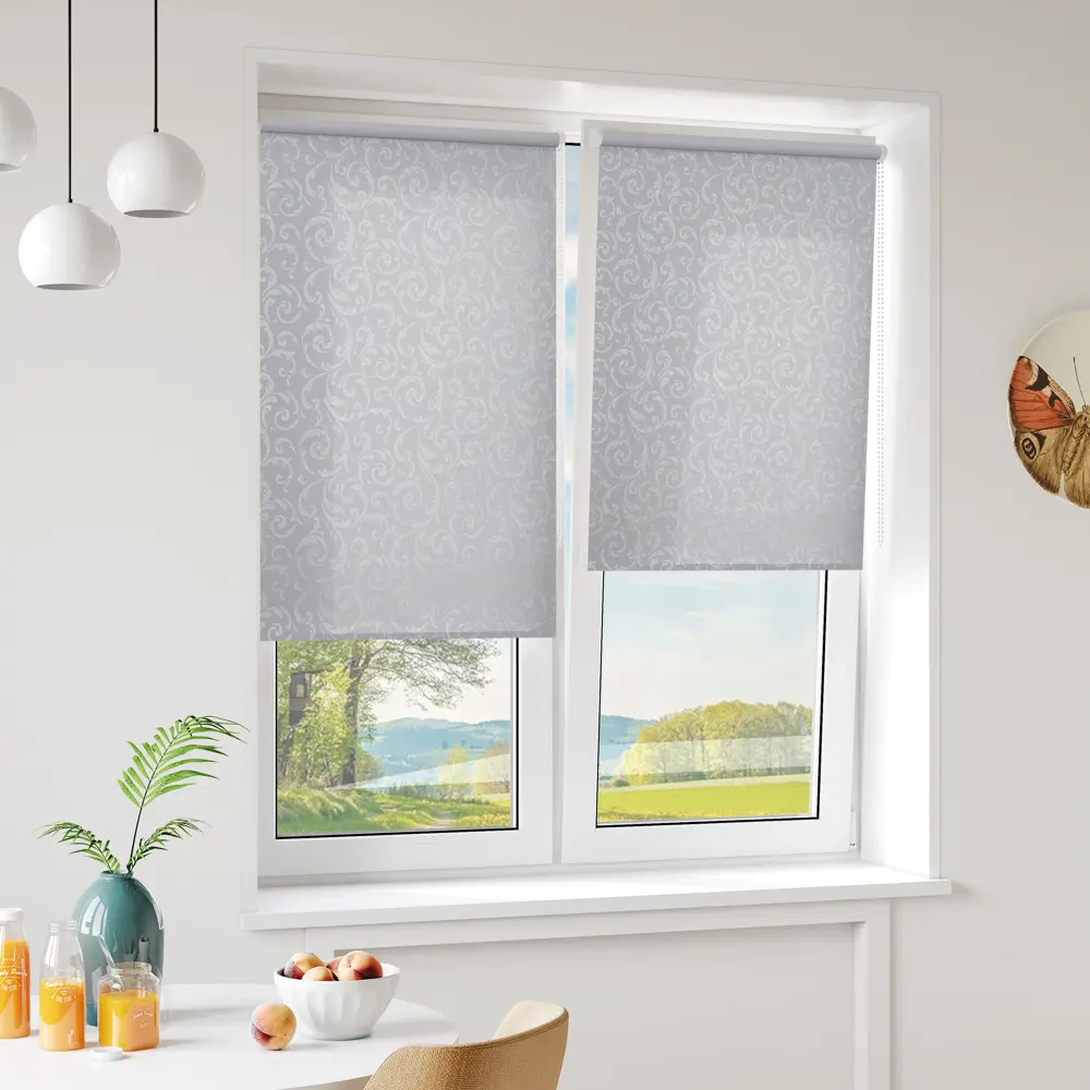 Штора рулонная Прато 80x160 см серая MIAMOZA STLM-2159586 - Вид №6