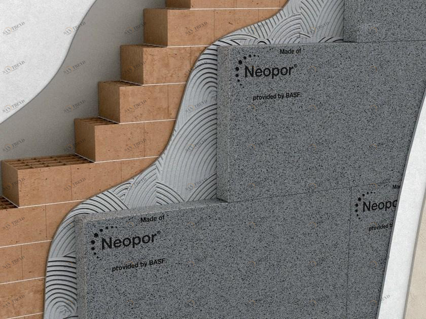 Neopor® by BASF Теплоизоляционная панель Neopor® для кирпичной кладки sun-id-1403605