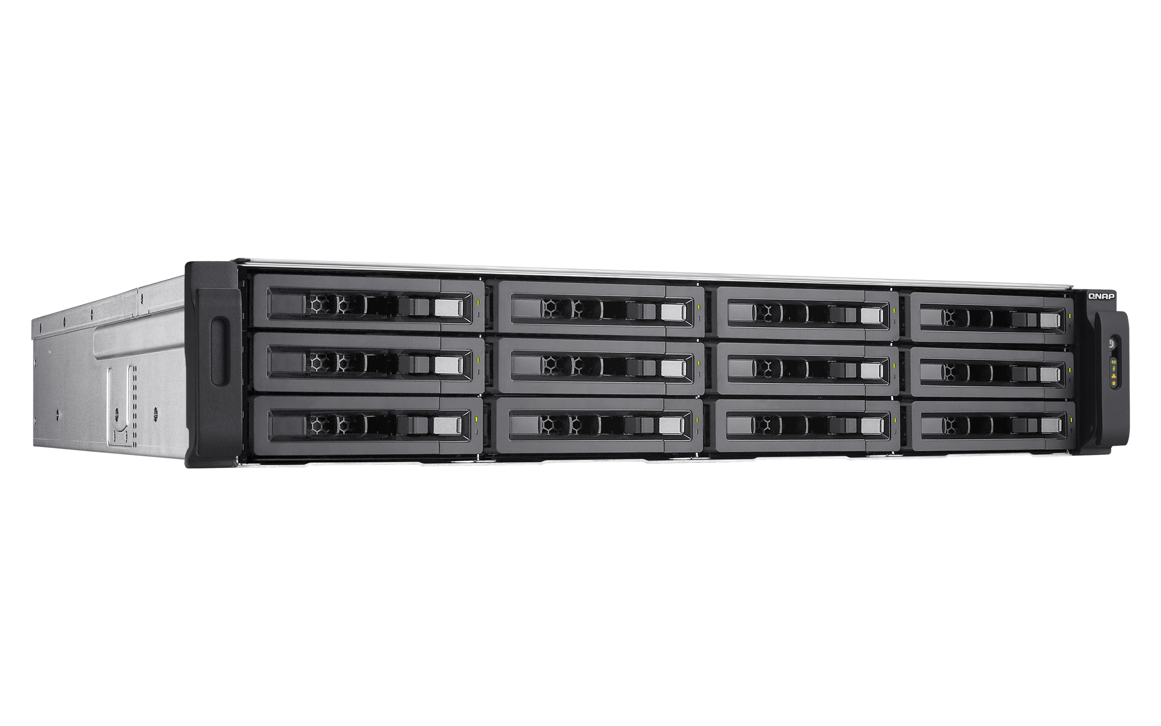 TES-1885U-D1531-16GR Enterprise nas, 18-tray w/o hdd (12-tray 3.5"/2.5" sas/sata + 6x2.5" ssd), 6-core xeon d-1531, 2.2 ghz, 16gb ecc ram (8gb rdimmx2) up to 128gb (32gb rdimmx4), 2x10 gbe sfp+ , 4x1gbe lan, 4xpcie. 2xusb, 2u rackmount, 2x450w psu. includ Santreyd  - Вид №2