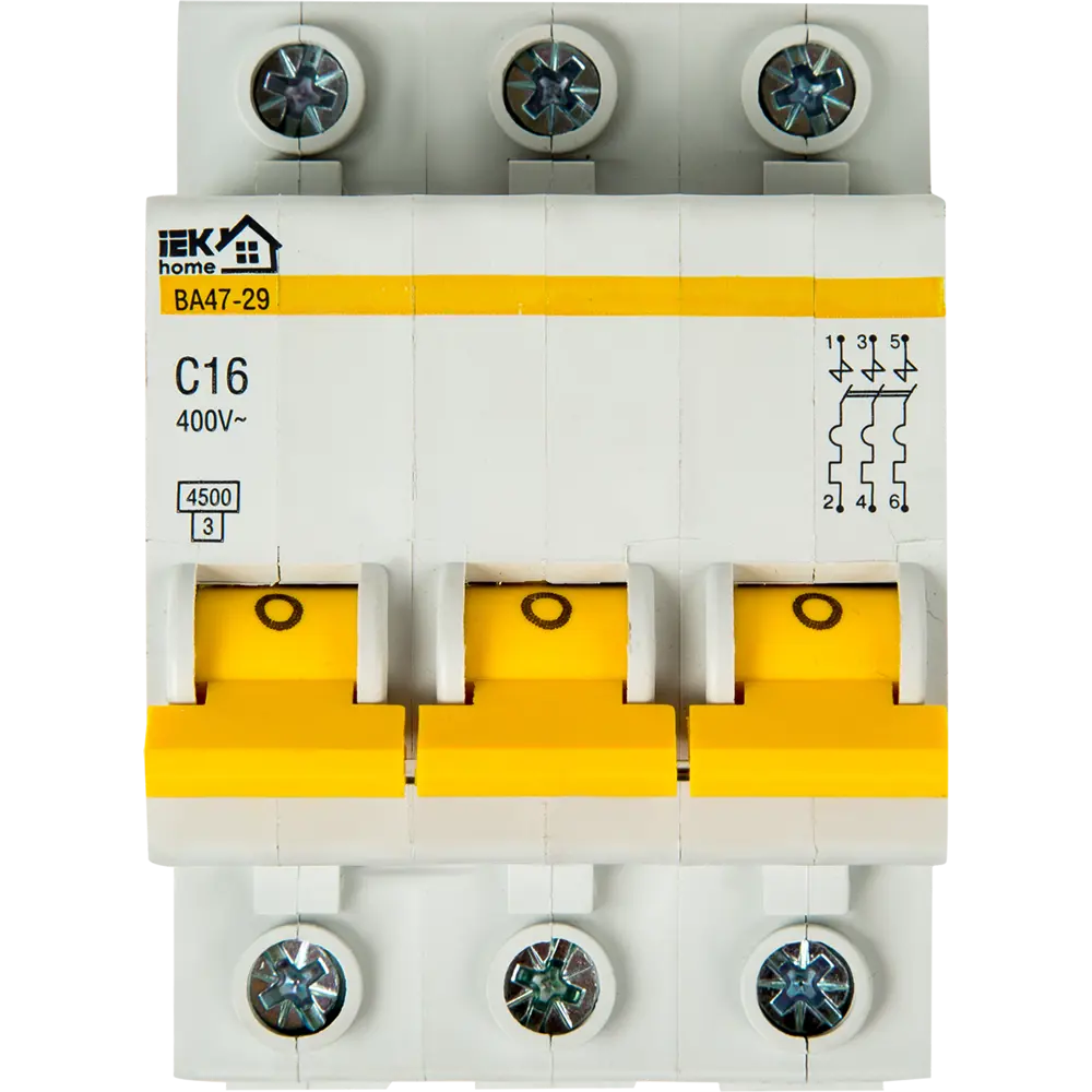 Автоматический выключатель IEK Home ВА47-29 для защиты электросетей 18072432 STLM-0009408 - Вид №1