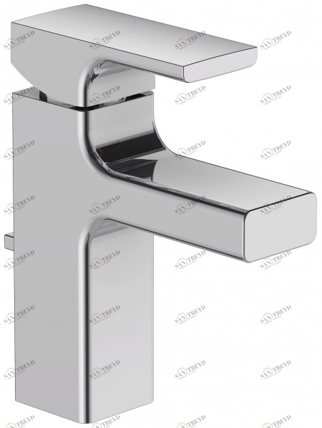 E37327-CP Однорычажный смеситель средней высоты для раковины Jacobdelafon STRAYT Santreyd