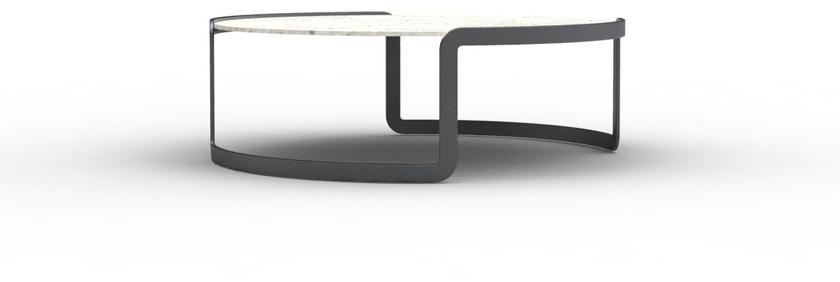 Manufatti Viscio Низкий круглый бетонный журнальный столик sun-id-1415391 - Вид №3