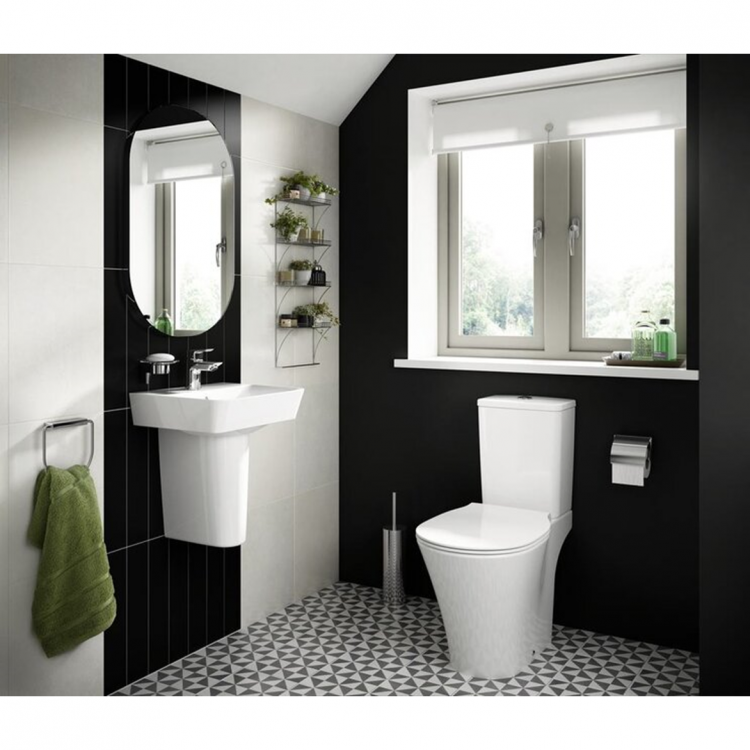 E009701 Напольный пристенный унитаз для монтажа с бачком AquaBlade® Ideal Standard CONNECT AIR - Вид №3