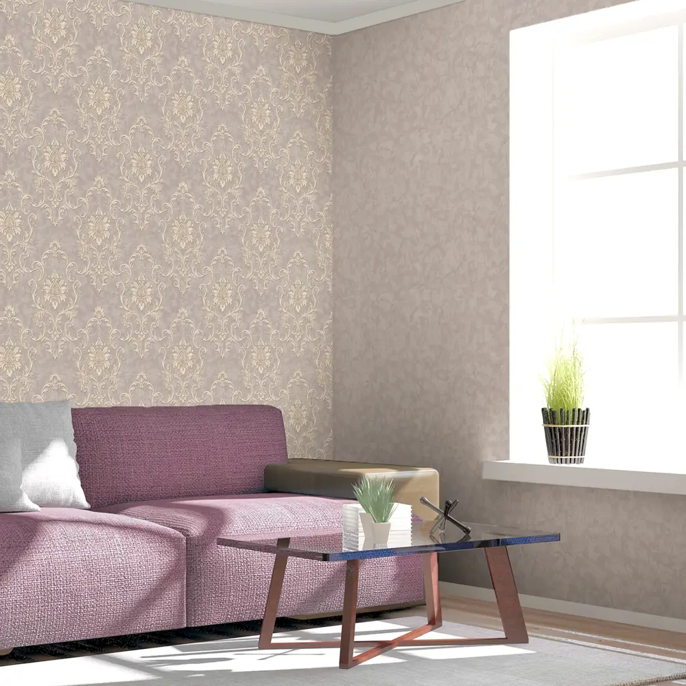 Обои флизелиновые Malex Desing «Ницца» кофе 1.06 м 4111-3 МОСКОВСКАЯ ОБОЙНАЯ ФАБРИКА STLM-2053473 - Вид №3