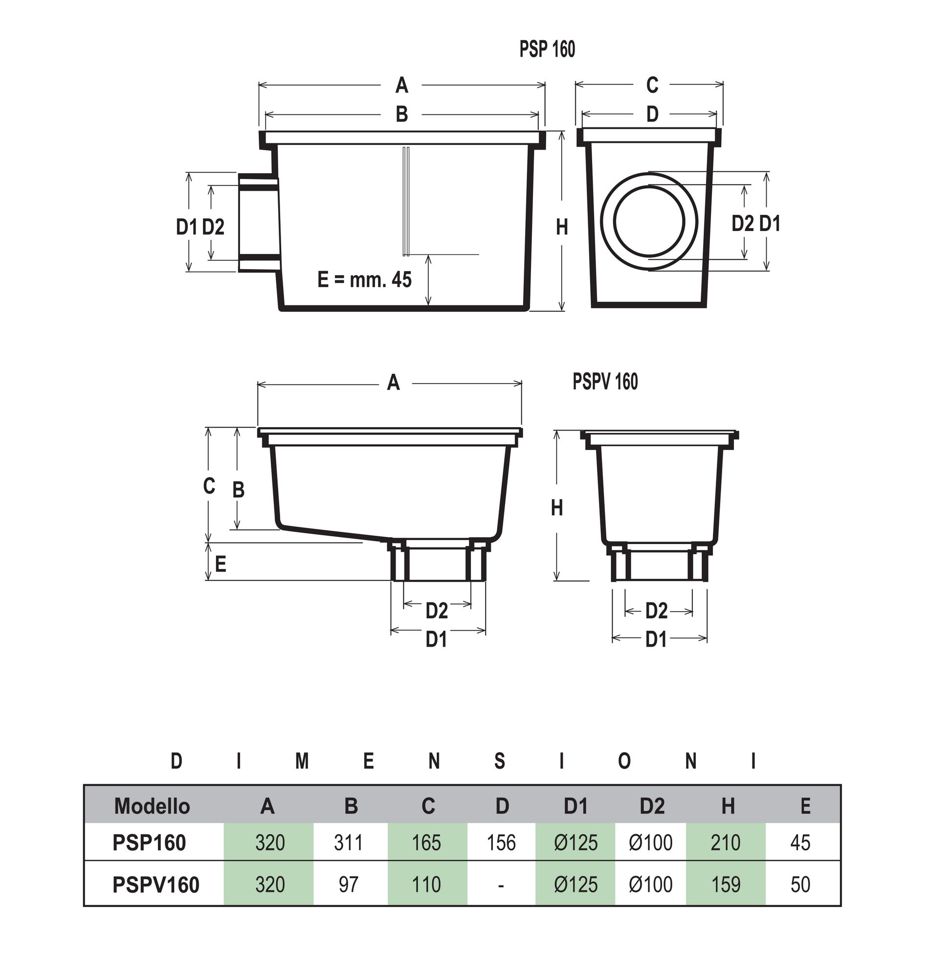 Сифонированная водосточная труба с круглыми трубами с горизонтальным сливом First Corporation First Plast ARCH-00094059 - Вид №2
