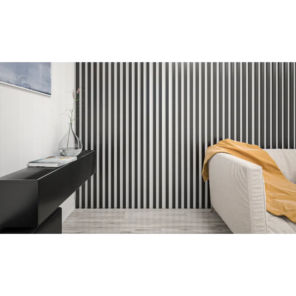 Santreyd Бриона: интерьерные рейки МДФ Black Edition для стильного декора 86033630 STLM-0066236 - Вид №3